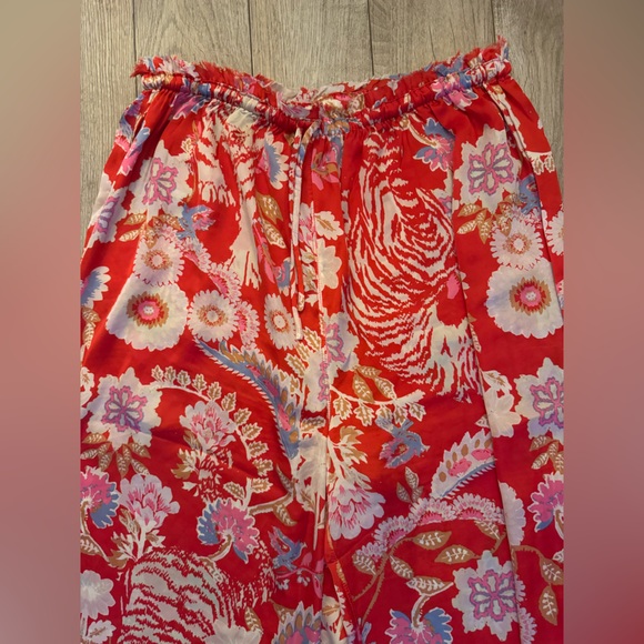 Free People Red Floral Pajama Set - Picture 5 of 11